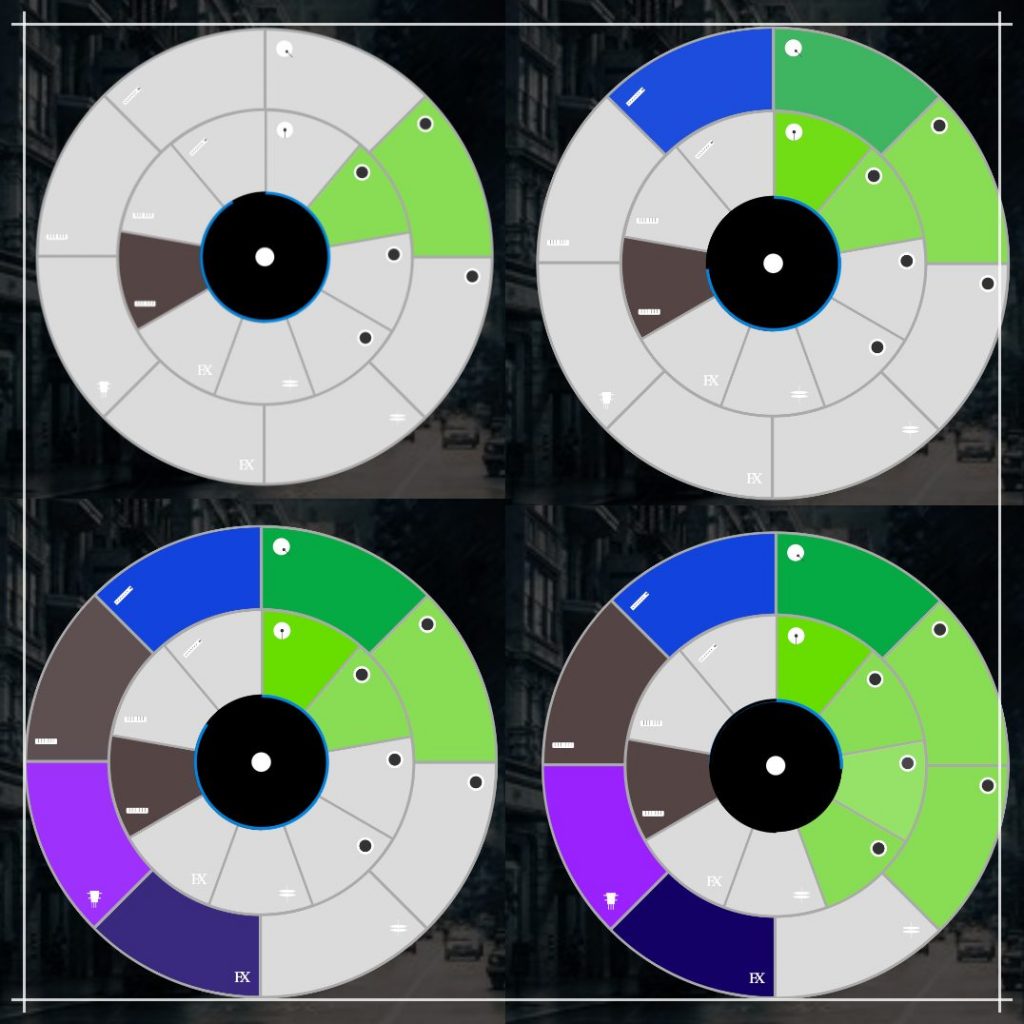 Picture of the intuitive vinyl music maker pad to easily make beats as a beginner