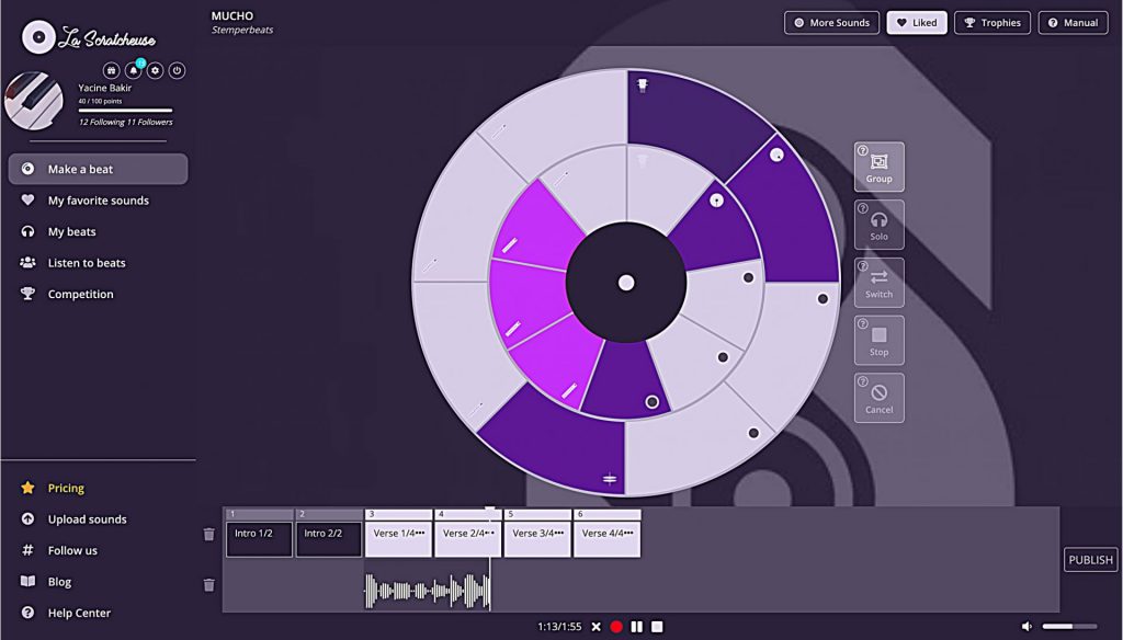 How to record your voice on La Scratcheuse